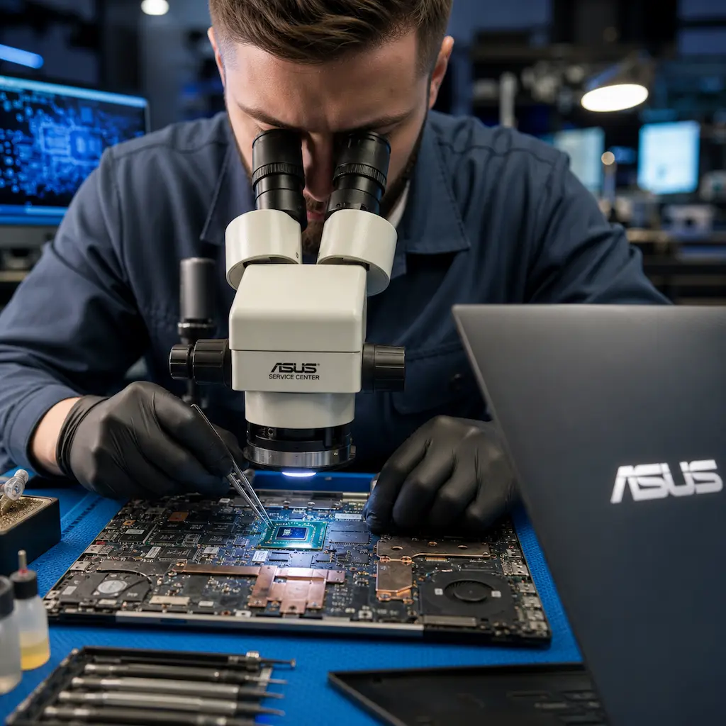 Замена видеокарты ноутбука Asus в Петрозаводске