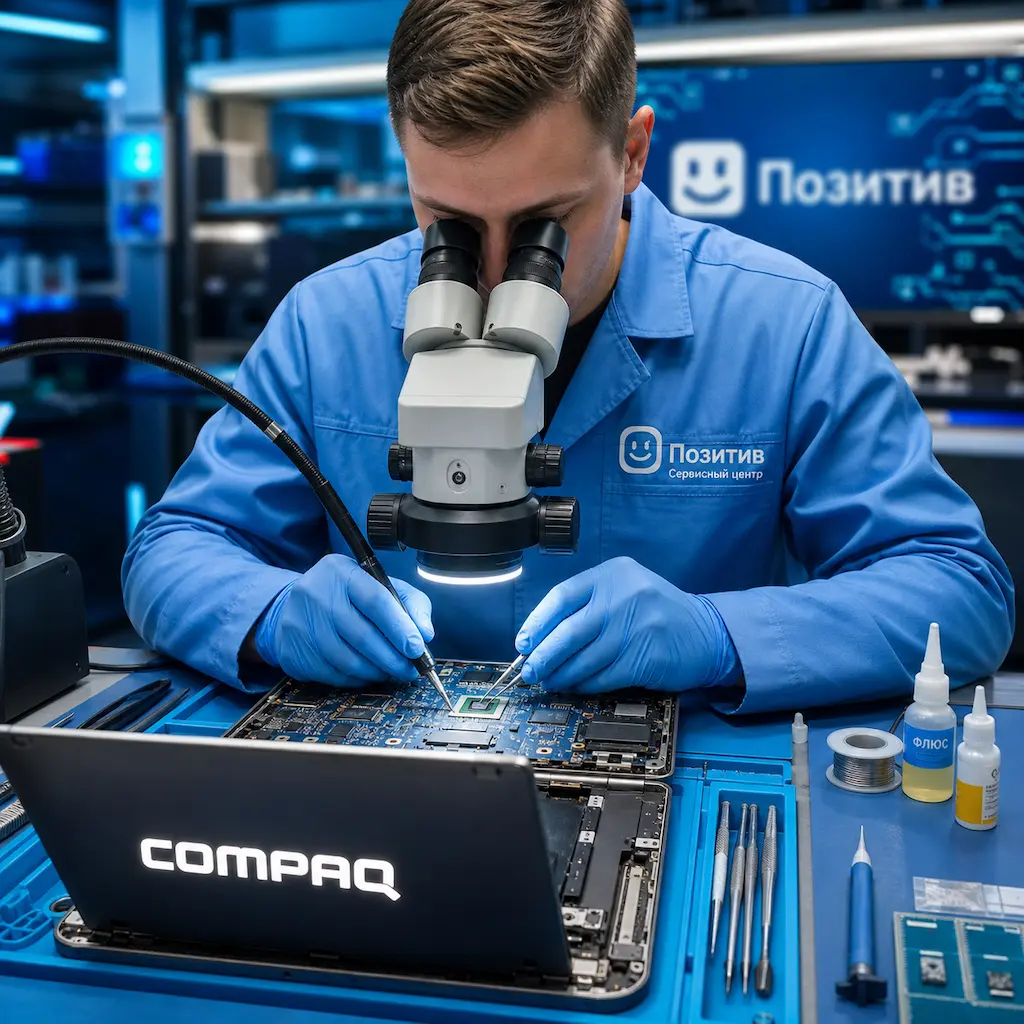 Замена видеокарты ноутбука Compaq в Петрозаводске