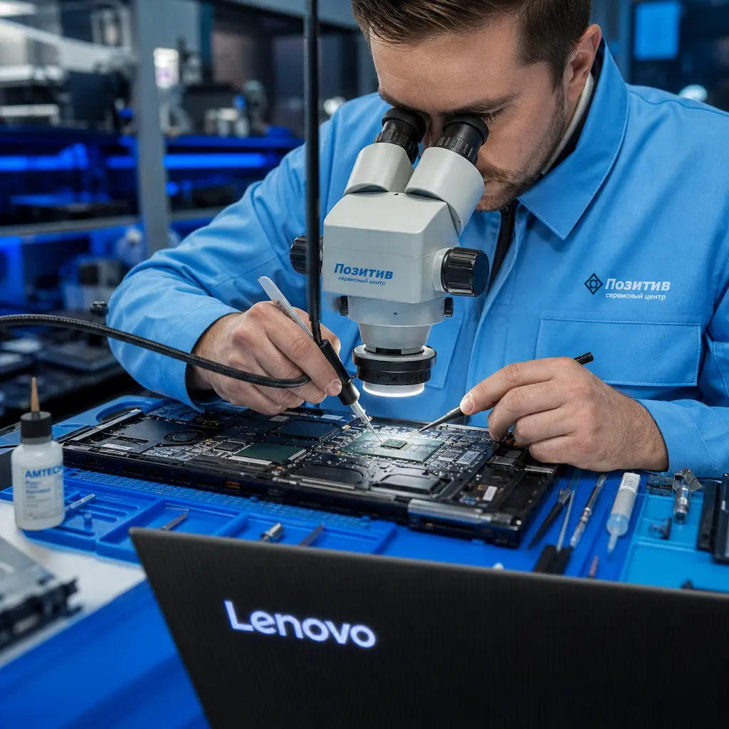 Замена видеокарты ноутбука Lenovo в Петрозаводске