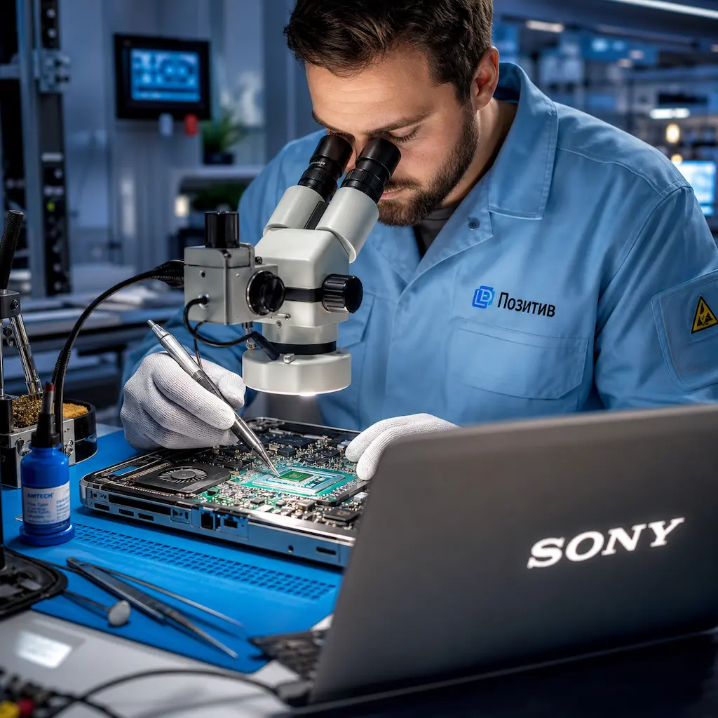 Замена видеокарты ноутбука Sony в Петрозаводске