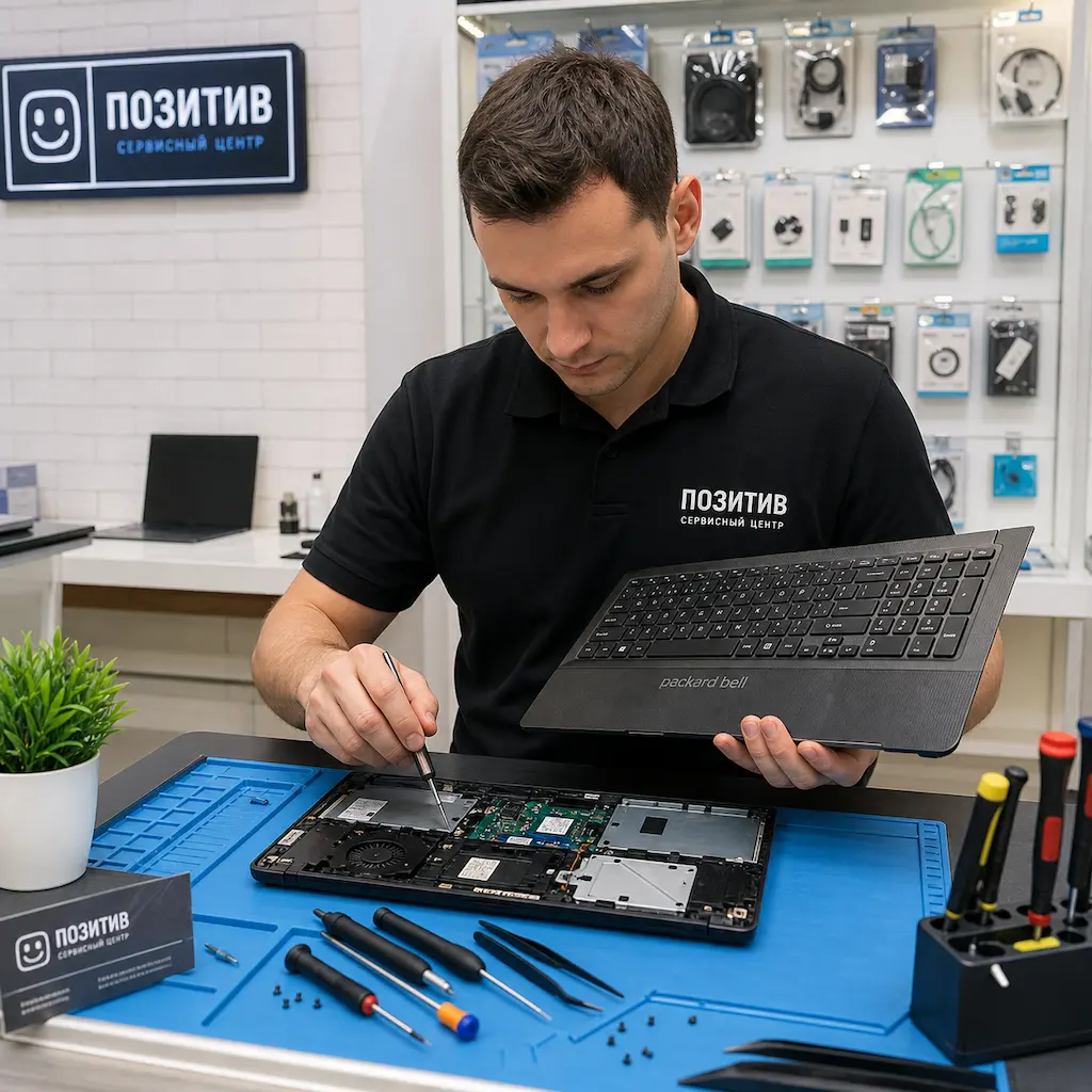 заменить клавиатуру на ноутбуке Packard Bell в Петрозаводске