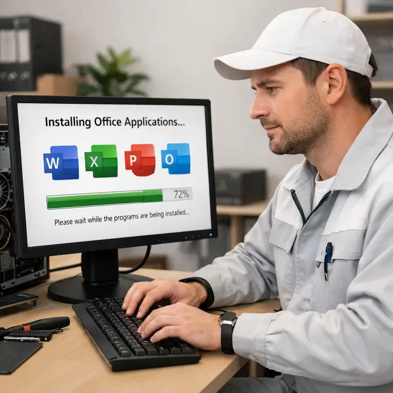 установка офисных программ на компьютер в Петрозаводске