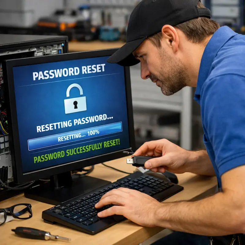 Сброс пароля от компьютера в Петрозаводске