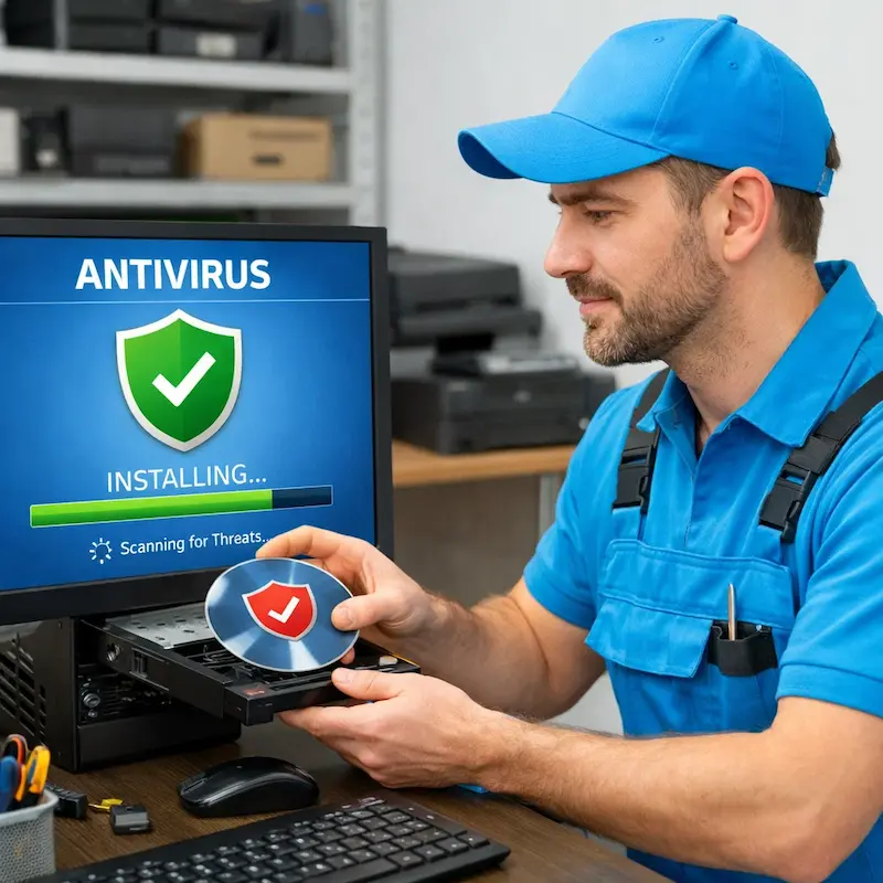 Установка антивируса в Петрозаводске на дому