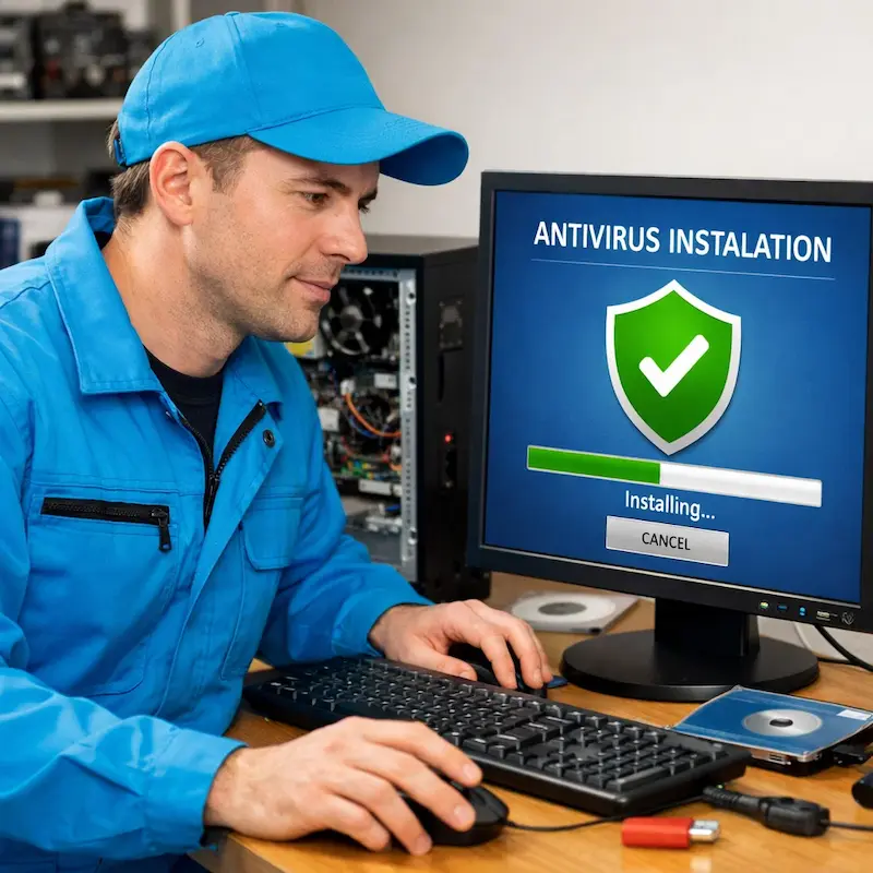 Установка антивируса на ноутбук в Петрозаводске