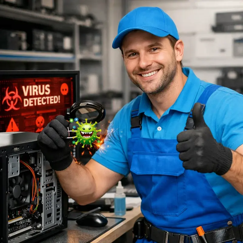 Удаление вирусов с компьютера в Петрозаводске