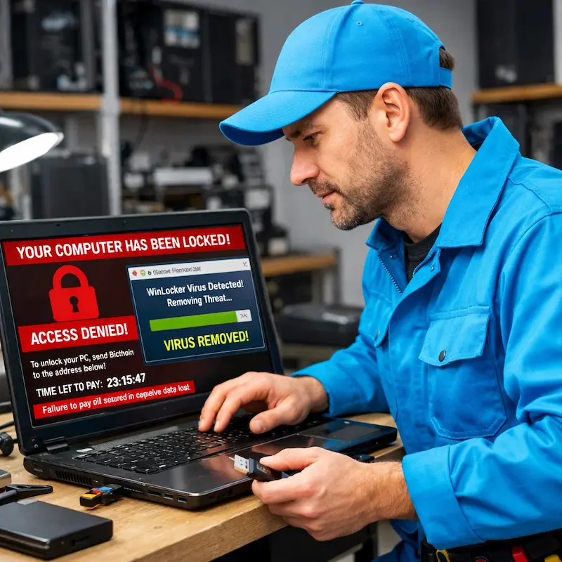 Поможем разблокировать компьютер и ноутбук в Петрозаводске